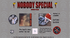 Desktop Screenshot of nobodyspecial.net